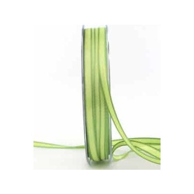Saténová skládaná stuha Satin Edge Fresh Green zelená 6mm x 2m (4,-Kč/m) – Hledejceny.cz
