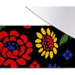 Takoy Guma s potiskem 5cm šarišský lidový kroj - barevná na černém – Sleviste.cz