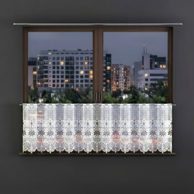 Dekorační metrážová vitrážová záclona INNES krémová výška 50 cm MyBestHome – Zboží Dáma