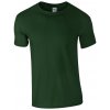 Pánské Tričko Bavlněné tričko SOFTSTYLE lesní zelená