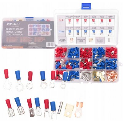 Sada izolovaných konektorů 300ks KD10488 KRAFT&DELE | Zboží Auto