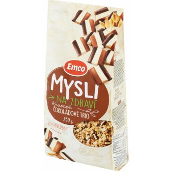 Emco Mysli Křupavé Čokoládové trio 750 g