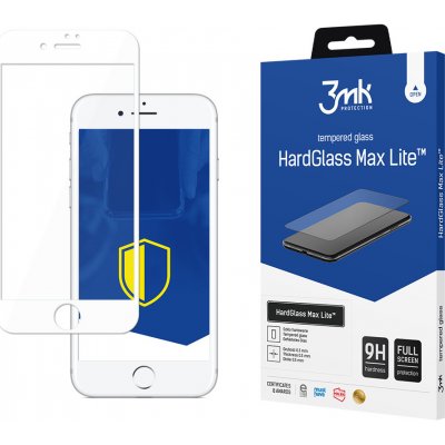 3mk HardGlass Max Lite pro Apple iPhone 7, 8, SE (2020) bílá 5903108071246