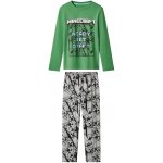 Chlapecké pyžamo zelená šedá – Sleviste.cz