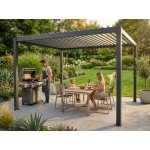 Lanit Plast hliníková bioklimatická pergola Standard 3 x 3 m LG2299 – Sleviste.cz