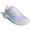Dámské tenisové boty adidas CourtJam Control W Carpet - cloud white/bliss blue/cloud white