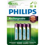 Philips AAA 1000mAh 4ks R03B4RTU10/10 – Zboží Mobilmania