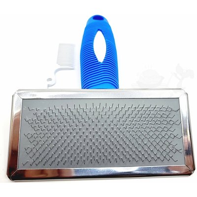 Bubu pets Kartáč vyčesávací se zahnutými drátky L 12 x 6 x 17 cm – Zboží Mobilmania