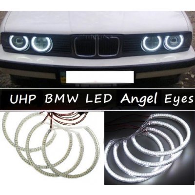 Angel Eyes LED kroužky BMW E30 E32 E34 UHP - bílá – Hledejceny.cz