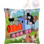 Moravská ústředna Polštář Krtek mašinka 25x25 – Zboží Mobilmania