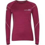 PROGRESS MERINO LS Dámské funkční merino triko vínová – Zboží Dáma