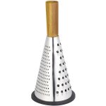 DOCHTMANN Víceúčelové kuchyňské struhadlo jehlan, bambusová rukojeť 26 × 12 cm – Zboží Dáma