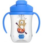 Dr.Brown's hrnek s brčkem s držadly modrý 270 ml – Hledejceny.cz