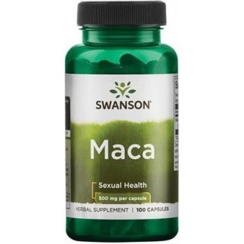 Swanson Maca řeřicha peruánská 500 mg 100 kapslí