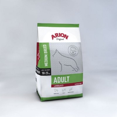 Arion Dog Original Adult Medium Lamb Rice 12 kg – Zboží Mobilmania