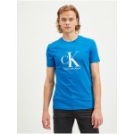 Calvin Klein Jeans pánské tričko modré – Zboží Mobilmania