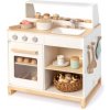 Dětská kuchyňka MUSTERKIND Play kitchen & shop Prunus bílá/přírodní