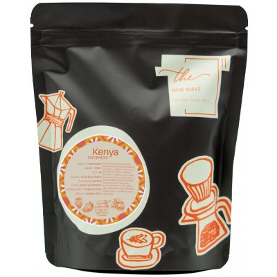 The New Wave Kenya Endebess Estate Natural zrnková 250 g – Hledejceny.cz