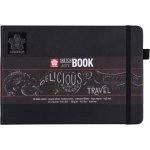 Sakura Sketch & Note Book Black Paper 21 x 15 cm 140 g – Hledejceny.cz