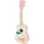 Classic World dřevěné ukulele kytara růžové – Zboží Dáma