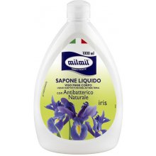 Mil Mil Sapone Liquido Iris Antibatterico Naturale antibakteriální mýdlo s vůní kosatce 1 l