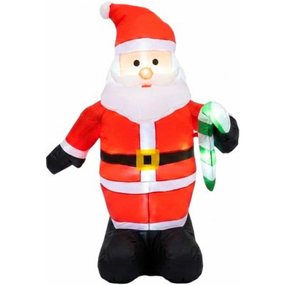 MagicHome Vianoce Dekorace MagicHome Vánoce, Santa, textil, 120 cm – Hledejceny.cz