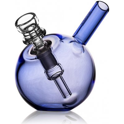 GRAV® skleněný Bong Kapesní Bubbler Modrá 9 cm
