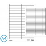 Podložka papírová A4 linka – Zboží Dáma