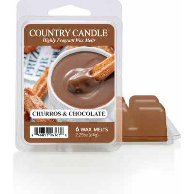 Country Candle Churros & Chocolate Vonný Vosk 64 g – Hledejceny.cz