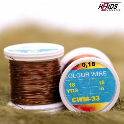 Hends HE COLOUR WIRE - HNĚDÁ – Hledejceny.cz