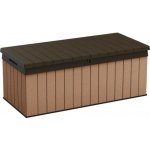 Keter DARWIN 380L 142,5 x 65,3 x 54,5 cm hnědý 17211691 – Zboží Dáma
