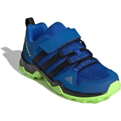 adidas dětské outdoorové boty Terrex AX2R CF K světle modrá / černá / limeta