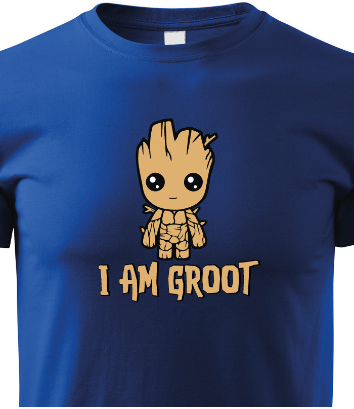tričko Groot z filmu Strážci galaxie 2 modrá od 359 Kč - Heureka.cz