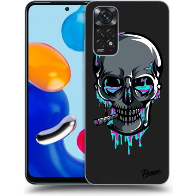 Pouzdro Picasee silikonové Xiaomi Redmi Note 11S 4G - EARTH - Lebka 3.0 černé