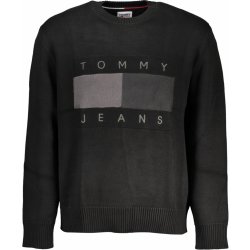 Tommy Jeans bavlněný svetr DM0DM17773 černá