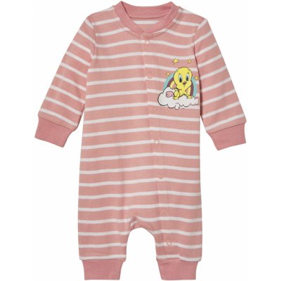 Dívčí overal na spaní s BIO bavlnou pruhy – Sleviste.cz