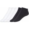 Esmara dámské nízké ponožky 5 párů bílá/černá