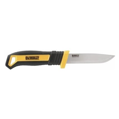 DeWALT DWHT1-10354 Řemeslnický nůž s pevným ostřím 90 mm a plastovým pouzdrem na opasek – Zboží Mobilmania