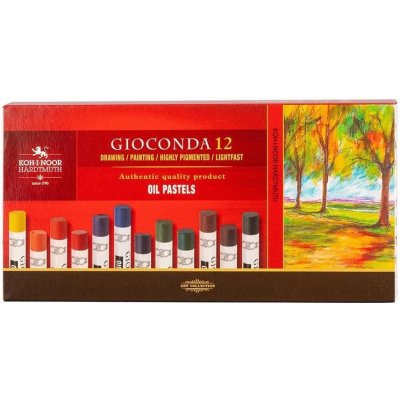 Koh-i-noor Olejové pastely Gioconda 8352 12 ks – Zboží Mobilmania