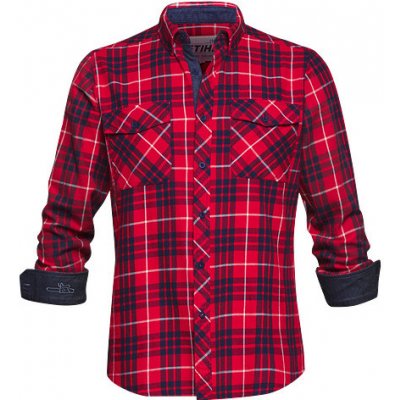 STIHL košile flanelová červená károvaná – Zboží Mobilmania