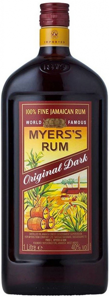 Myers\'s Rum Original Dark 40% 1 l (holá láhev)