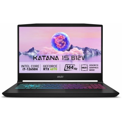 MSI Katana 15 B12VGK-009BE – Zbozi.Blesk.cz