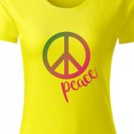 Dámské organické tričko Peace dámské – Sleviste.cz