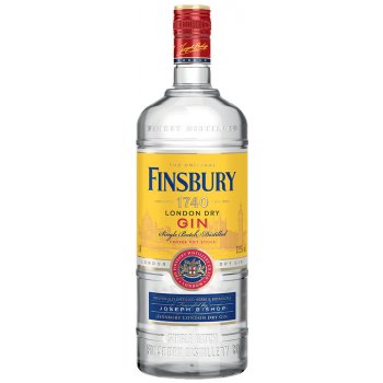 Finsbury London Dry Gin 37,5% 1 l (holá láhev)