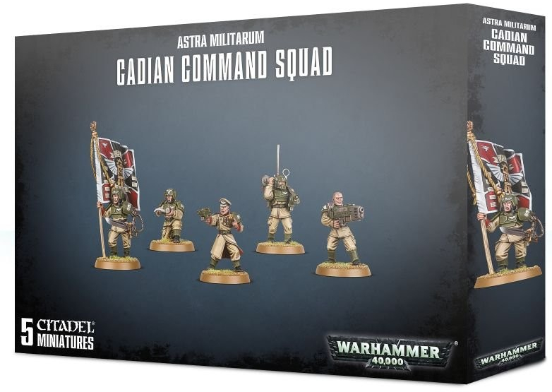 GW Warhammer 40.000 Imperial Guard Cadian Command Squad