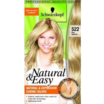 Schwarzkopf Natural & Easy 522 světle plavé stříbro barva na vlasy