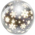Emos LED vánoční skleněná koule vločky 12 cm 3x AA vnitřní teplá bílá časovač DCLW28 – Hledejceny.cz