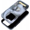 Pouzdro a kryt na mobilní telefon Apple Forcell F-Protect Mirage kompatibilní s MagSafe pro iPhone 15 PRO marble mist