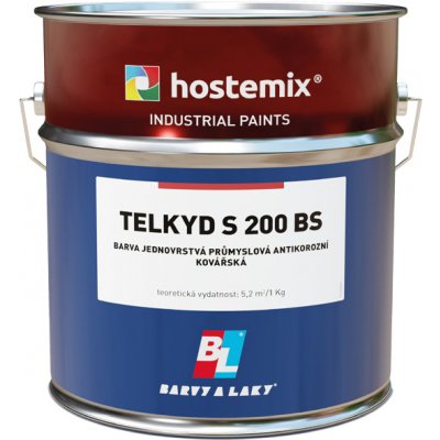 Barvy a laky Hostivař Kovářská barva TELKYD S200 BS 1,2kg 990 – HobbyKompas.cz