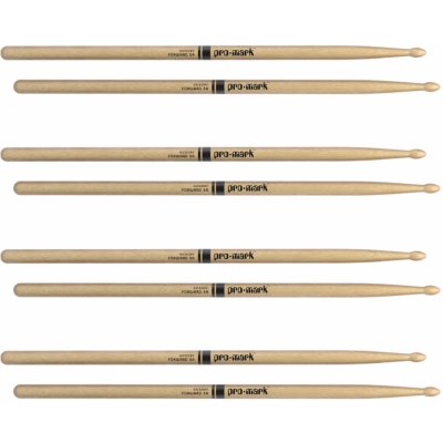 ProMark Classic Forward 5A Hickory Drumsticks Oval Wood Tip 4-Pack – Zboží Mobilmania